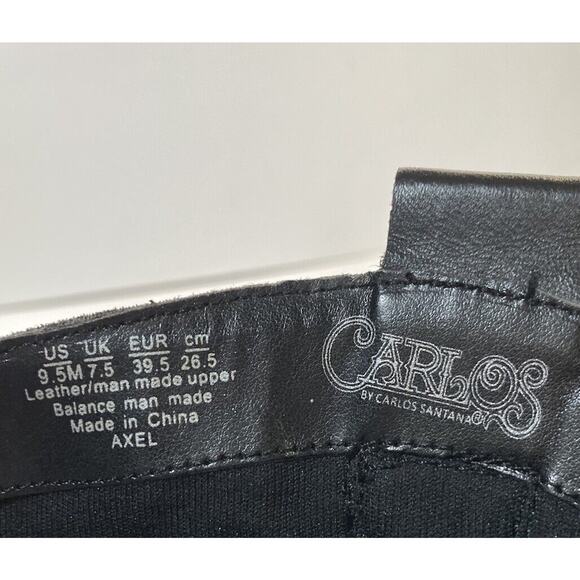 Carlos By Carlis Santana Axel Studded Western Boots 9.5 M $Retail $169 - Picture 10 of 11